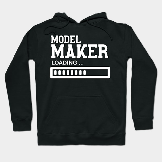 Funny Vintage Model Maker Job lover Gift Idea Hoodie by Monster Skizveuo